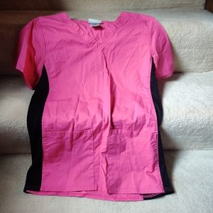 Scrubstar pink scrub top
